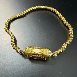 Lucky Eye Turkish White Enamel Courage Bracelet
